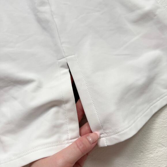 Carbon38 Tennis Skirt in White & Black Built In Shorts, Size Small - Picture 2 of 6